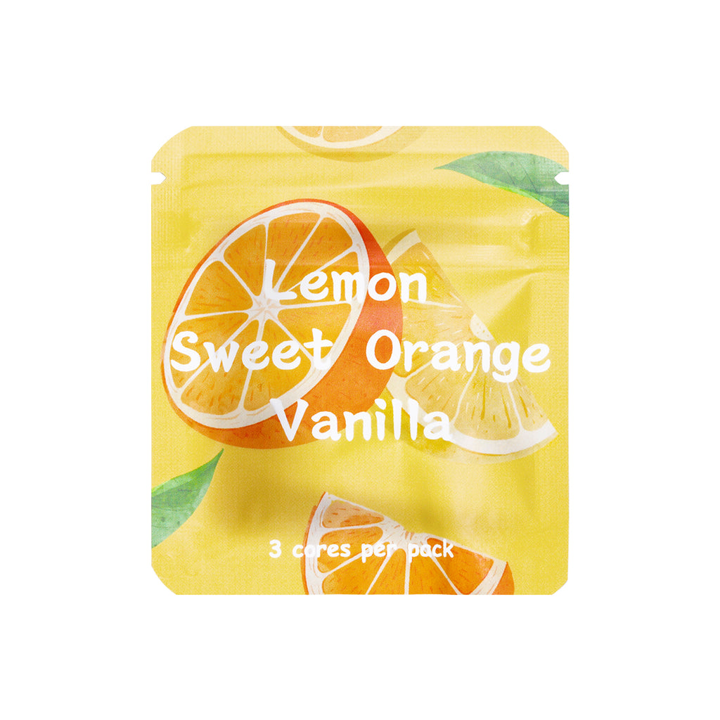 AdemVrij® Aroma Cores – Lemon sweet-orange vanilla | 3 stuks